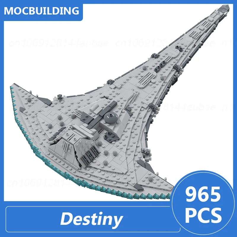 Destiny Ancient Ship UCS Scale Model Moc Building Blocks Space Diy Assemble Bricks Educational Collect Toys Xmas Gifts 956PCS