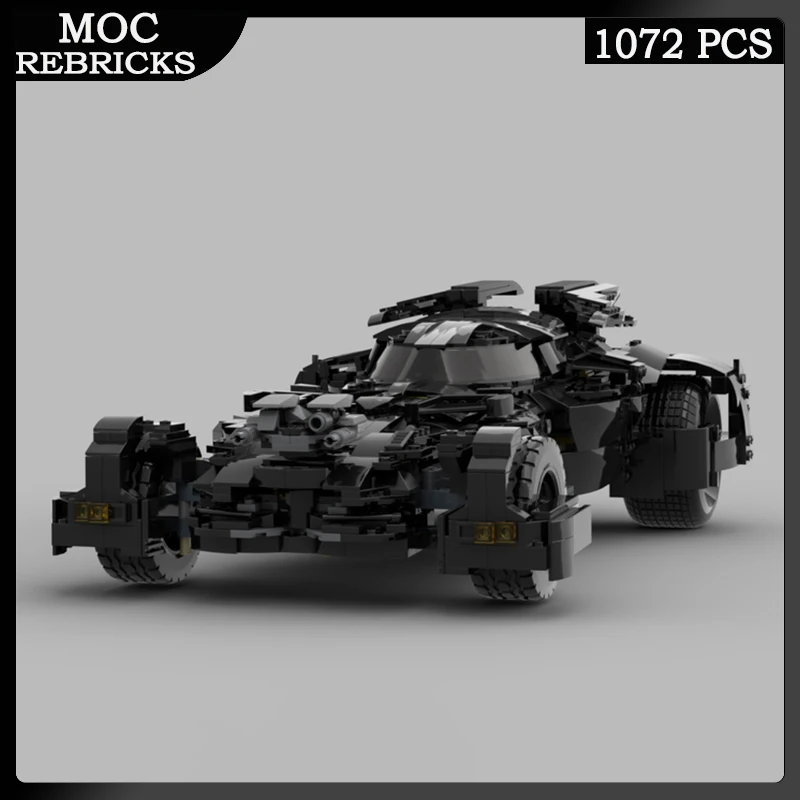 City Vehicle Series Batmobile DCEU MOC Building Block Bricks Originality Toys DIY Educational Model Children Birthday Kid Gifts