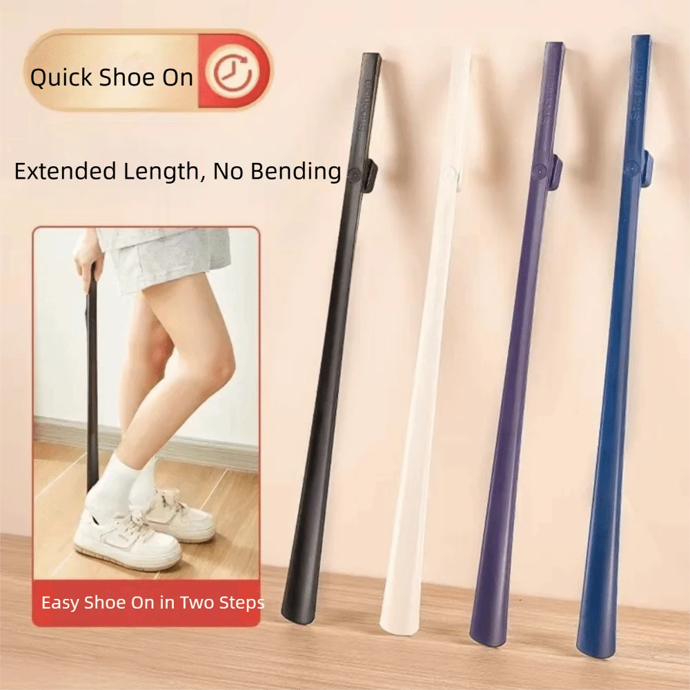 

Магнитная ложка для обуви с длинной ручкой для дома, удлиненная, пластиковая, без необходимости наклоняться, для пожилых людей