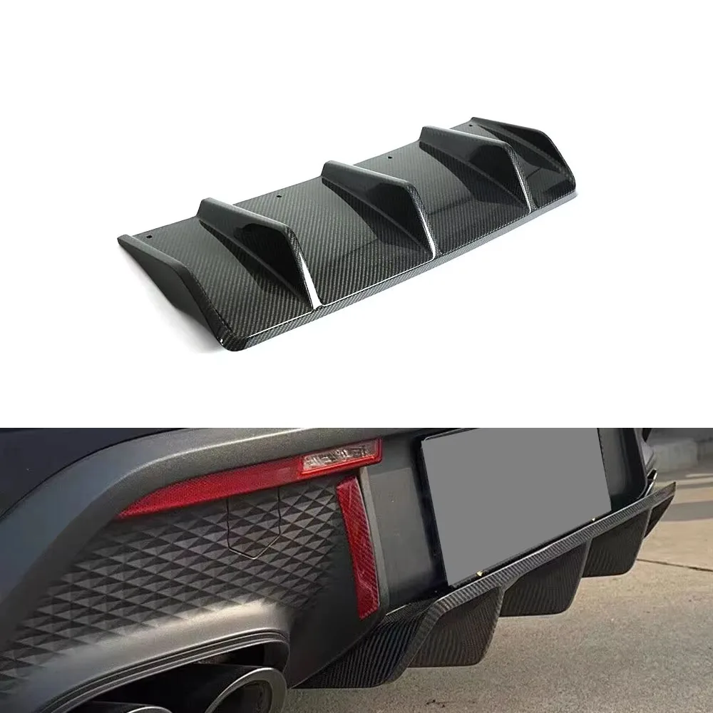 Carbon Fiber Rear Bumper Lip for Porsche Macan GTS Sport Utility 4-Door 2022 2023