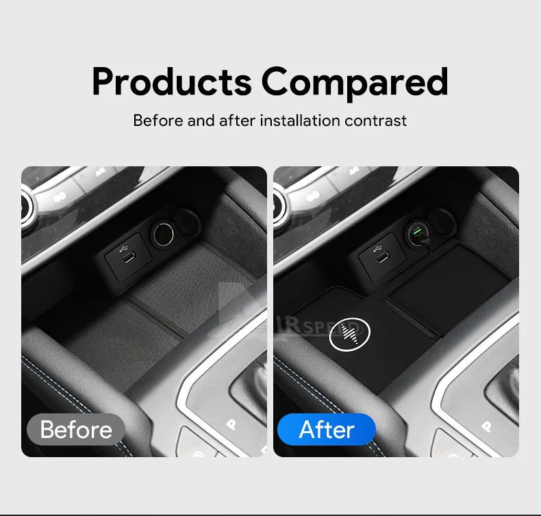15 W Auto Drahtlose Schnelle Lade Halter Für Ford Focus 2019 2020 2021 2022 2023 Handy Ladegerät Bord Trim zubehör – Detail 2