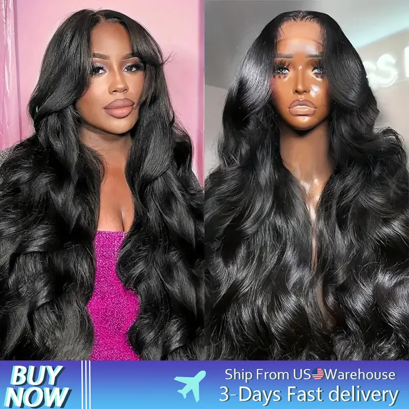 Body Wave Lace Front Wigs Human Hair For Women 13x4 13x6 Transparent Lace Frontal Wig Brazilian 4x4 Lace Closure Wig 180 Density