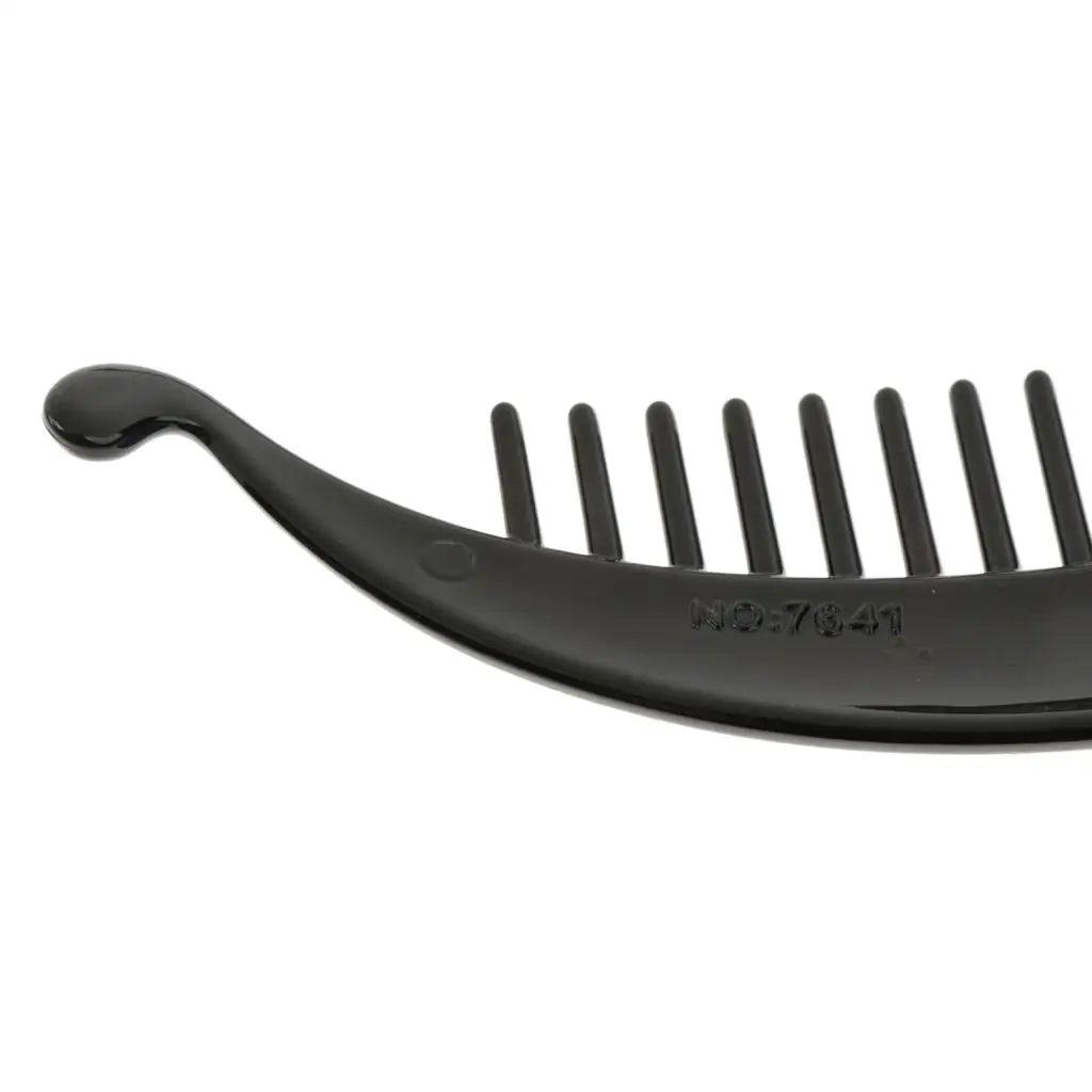 Resin French Hair Clasp Strong Comb Grip Ponytail Holder Cute Hair Clip for Girls School Hairstyles 4