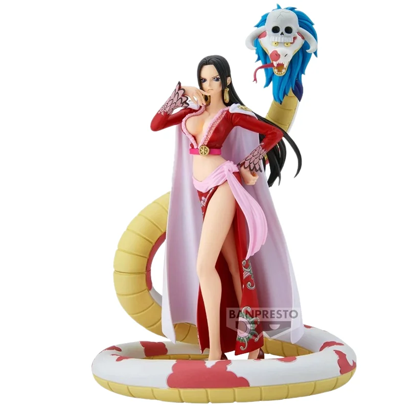 Bandai Original Banpresto Anime One Piece DXF THE GRANDLINE SERIES EXTRA Boa Hancock PVC Action Figure Model Collection Toy