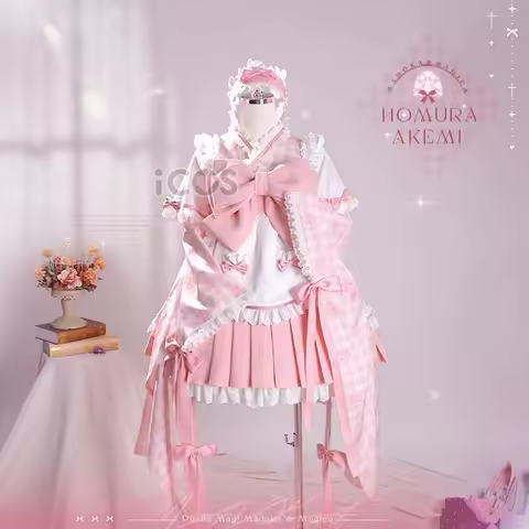 Kaname Madoka Cosplay Costume Dress Anime Puella Magi Madoka Magica Women Role Play Clothing Halloween Suit Pre-sale 2024 NEW