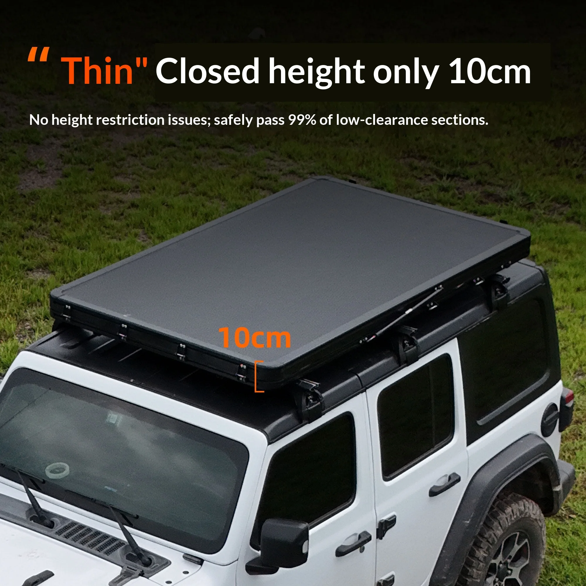 Ultra Lightweight Fully Automatic Quick Setup Waterproof Summer Car Roof Tent Off-road Outdoor Camping Polaris