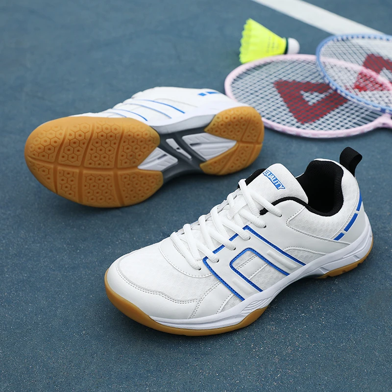 

New Professional Men Women Badminton Shoes Light Tennis Shoes Comfortable Anti-slip Volleyball Sneakers