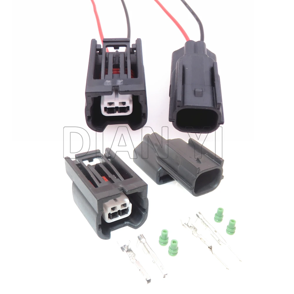 

1 Set 2 Way Starter Car Fog Light Waterproof Wire Cable Connectors 7282-2090-30 7283-2090-30 Automobile Male Plug Female Socket