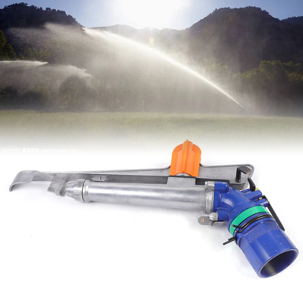 Sprinkler Gun Irrigation Spray Tool 360° Adjustable Impact Area for Garden