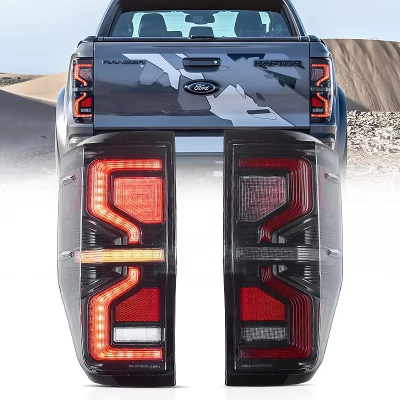 VLAND Factory LED Tail lamp Assembly 2012-2017 2018 For Ranger With Moving Tuled T6 T7 Car Tail Lights For Ford Ranger