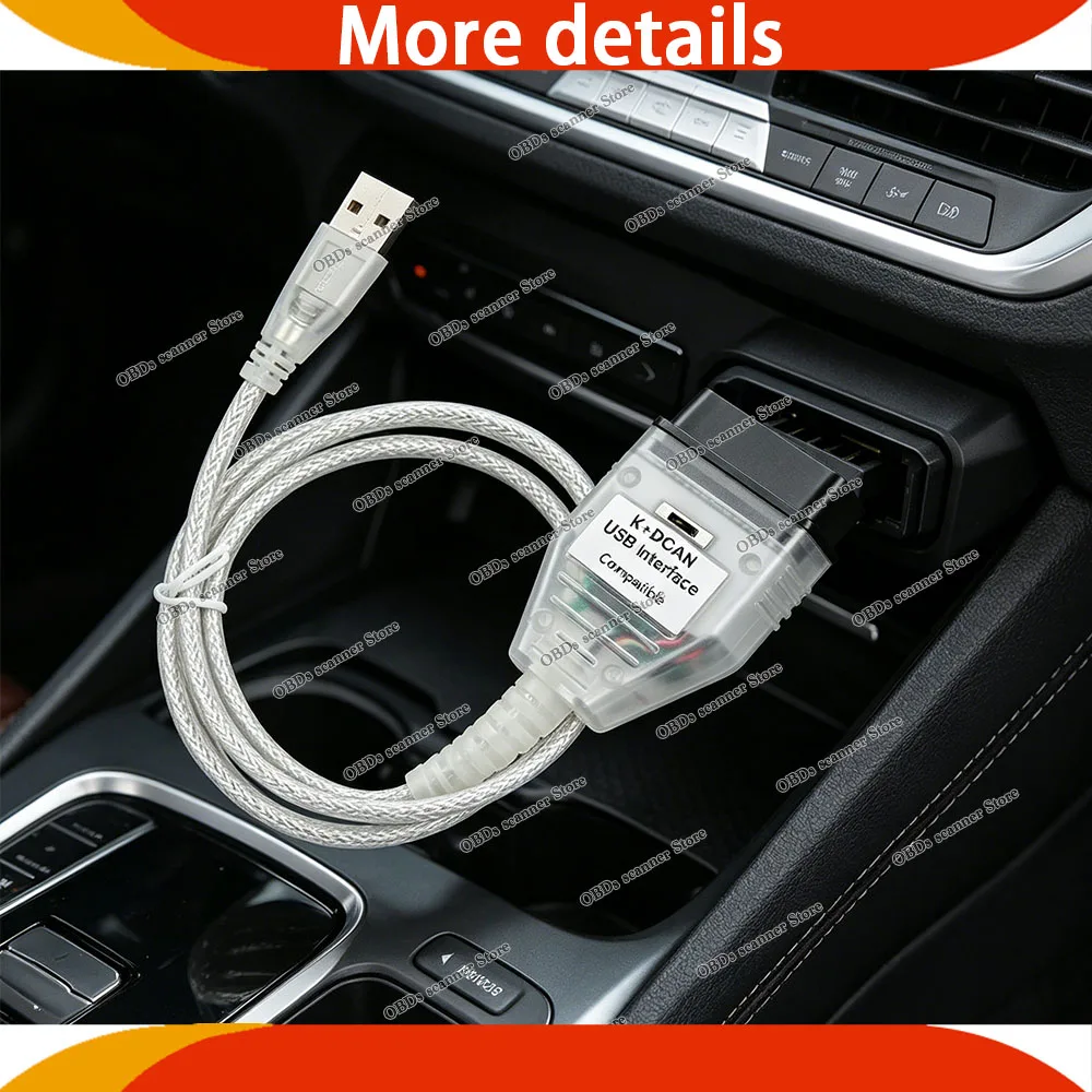 For IN-PA K DCAN With Switch Software OBDII Diagnostic Interface For inp-a K+CAN K-Line OBD2 Car Connector Code Diagnostic Tool