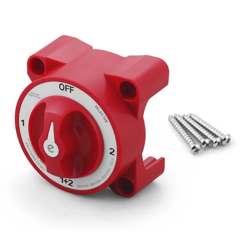 For Marine Yacht Power Supply Power Off Knob Switch, High Current Battery Protection Switch Four,  Off Switch 32-48v
