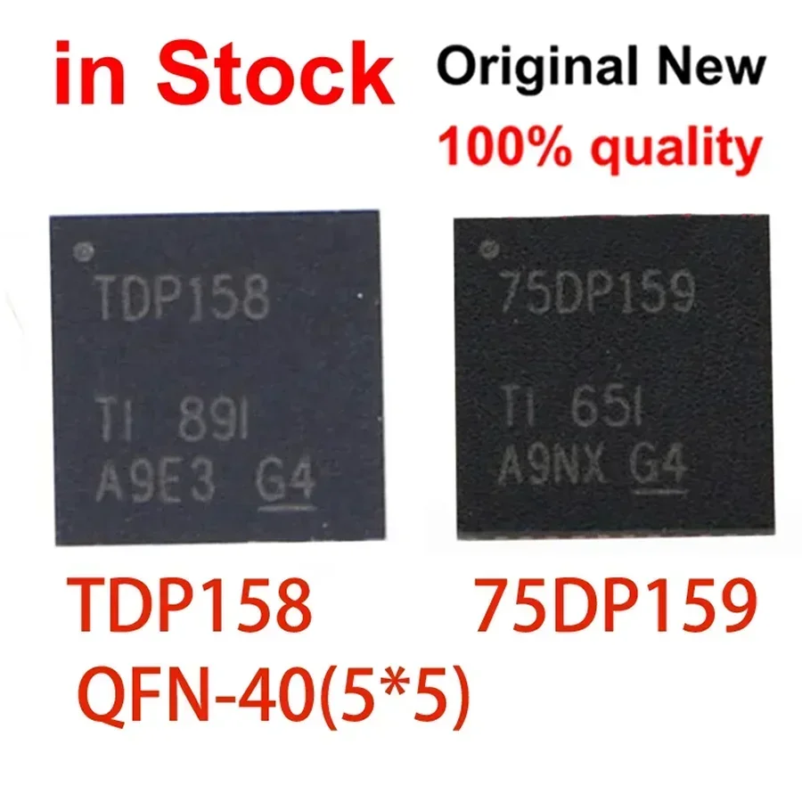 10pcs TDP158 TDP158RSBR SN75DP159 HDMI IC Retimer QFN-40 for XBOX ONE X ONE S 100% NEW IC Chipset