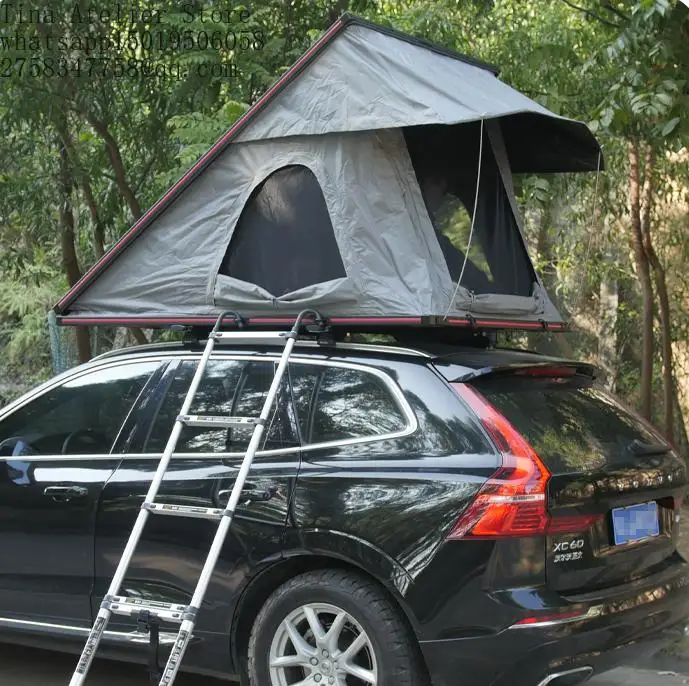 Aluminum Alloy Ultra-thin Roof Tent 8.5CM Folding Hard Shell Top Automatic Car SUV Off-road Pickup Sedan