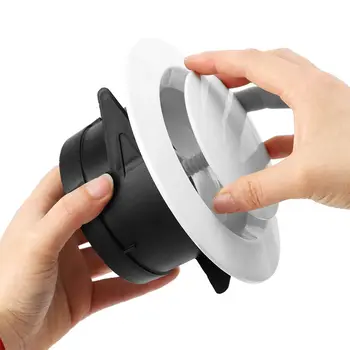 4 rodzaje białej osłony cyrkulacja powietrza otworów wentylacyjnych z wyciągu odpowietrznik 100/150mm okrągłe osłony wentylacyjne o różnych kształtach