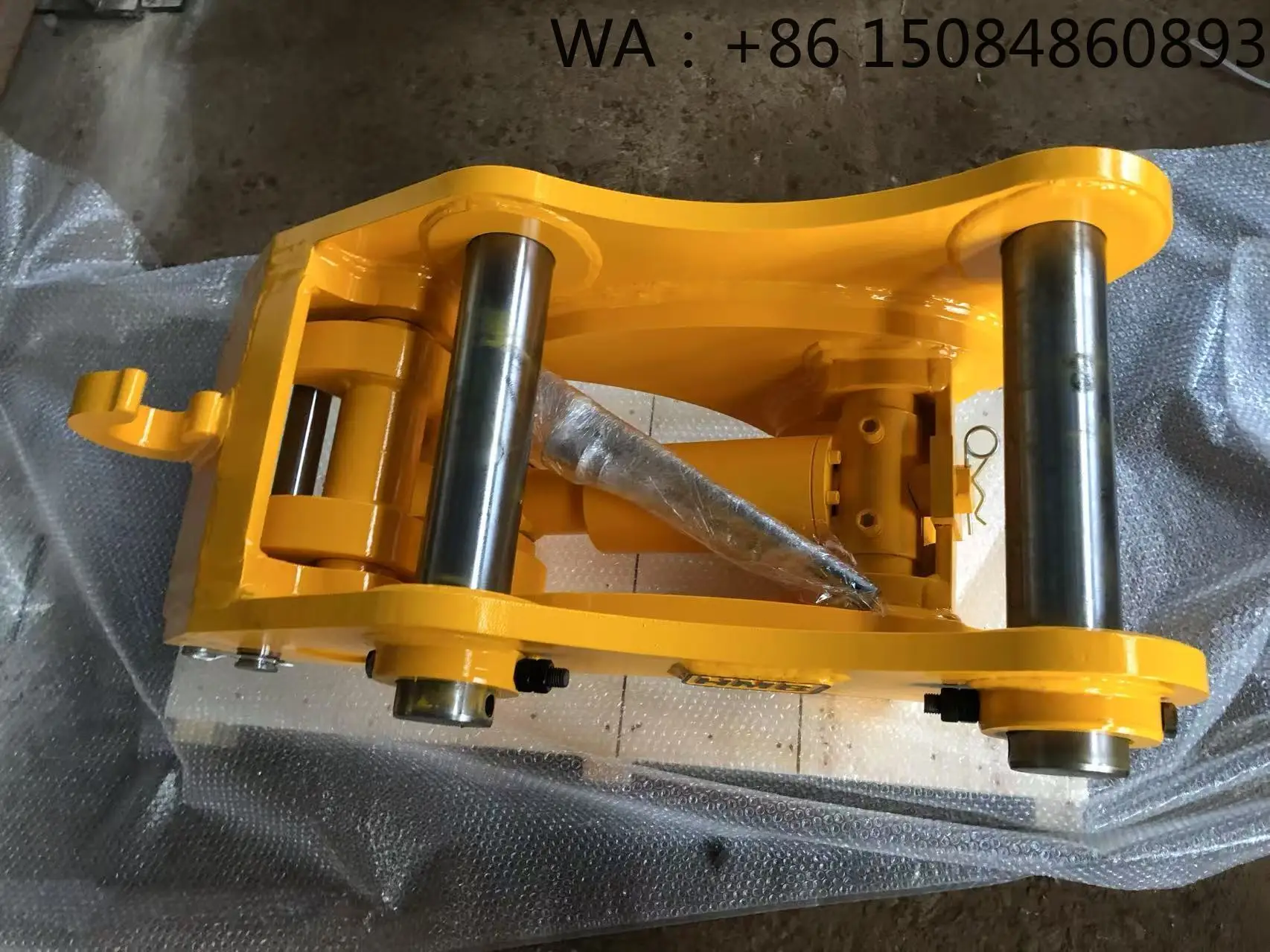 Universal Mechanical Quick Hitch, Double Lock Safety System Manual Fast Connect Excavator Coupler