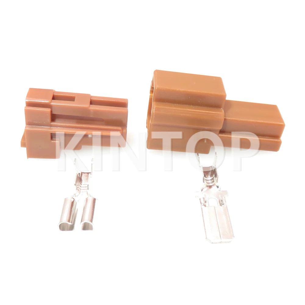 1 Set 1 Pin Car Male Female Docking Connectors With Wires Auto AC Assembly Wire Harness Plug 6098-0234 6098-0232