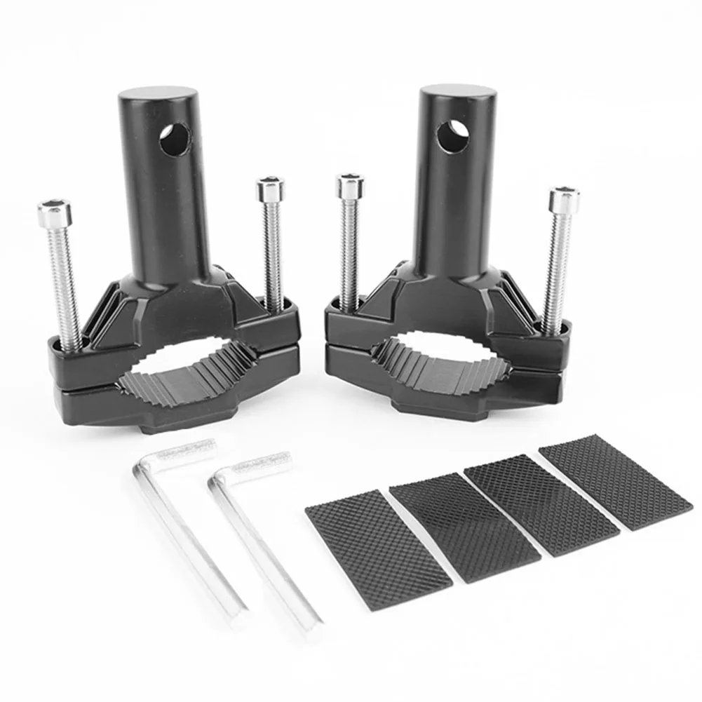 CNC Motorcycle Fork Clamp Holder for Spot Fog Driving Lights Robust Design Compatible with Multiple Motorbike Types