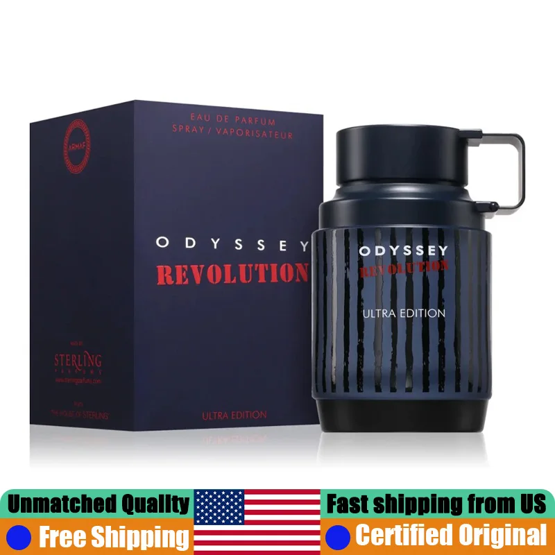 

Armaf Odyssey Revolution Eau de Parfum Spray 3.4 Ounce Original Arab Perfumes 100ML Long-Lasting Aromatic Fruity Unisex Cologne