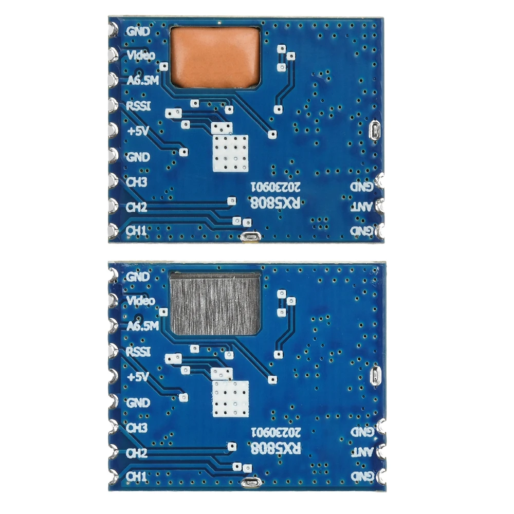 

RX5808 Wireless Audio Video Receiver Module 5.8G Receiver Module SPI Control for FPV Systems RC Helicopter Bandwidth 4.8~6.0GHz