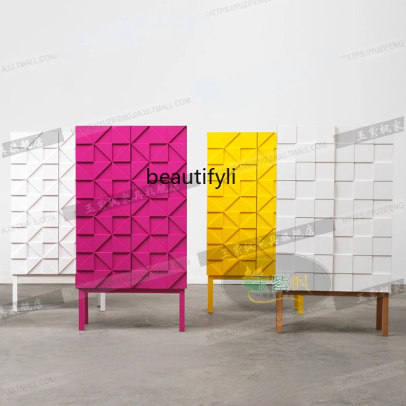 

LBX Italy Personalized Creative Sideboard Cabinet Color Entrance Cabinet Shoe Cabinet Simple