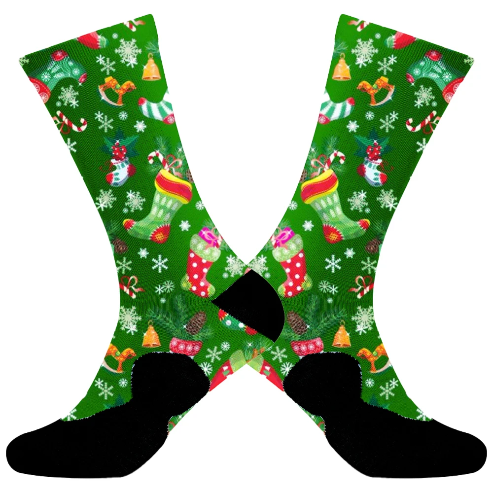 2025 New Cartoon Christmas Reindeer Socks for Men Fashion New Arrival Sweat Absorbed Cotton Sock Unisex Couple Holiday Gift Sock