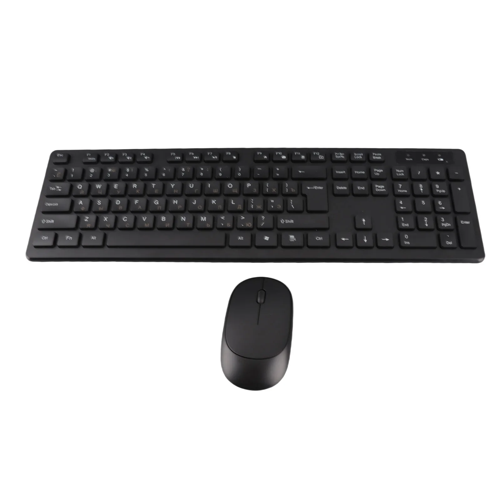 

Комплект беспроводной клавиатуры и мыши из ABS-пластика, 1600dpi, с УФ-печатью символов, водонепроницаемый, 2.4G, для дома и общежития