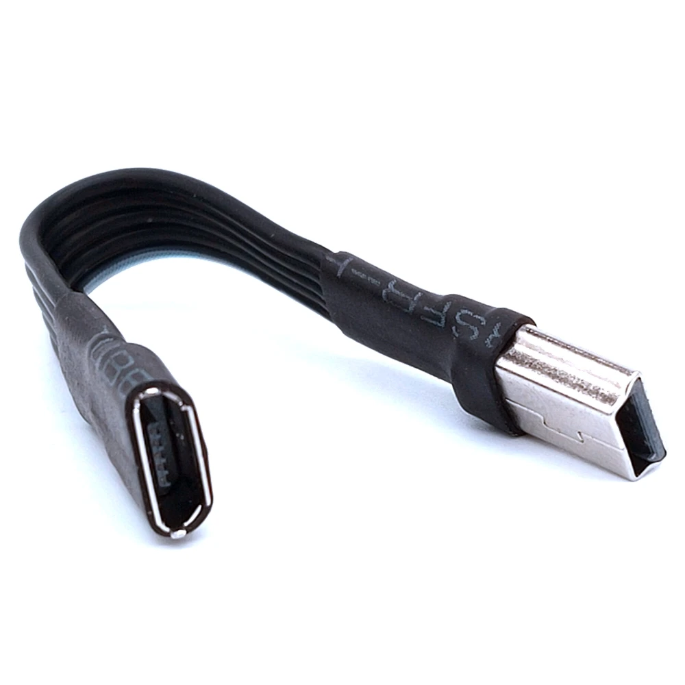 Mini-USB-Stecker auf Micro-USB-Buchse, Kopf, Datenladekabel, Adapter, Konverter, Ladegerät, Datenkabel, 50 cm, 100 cm