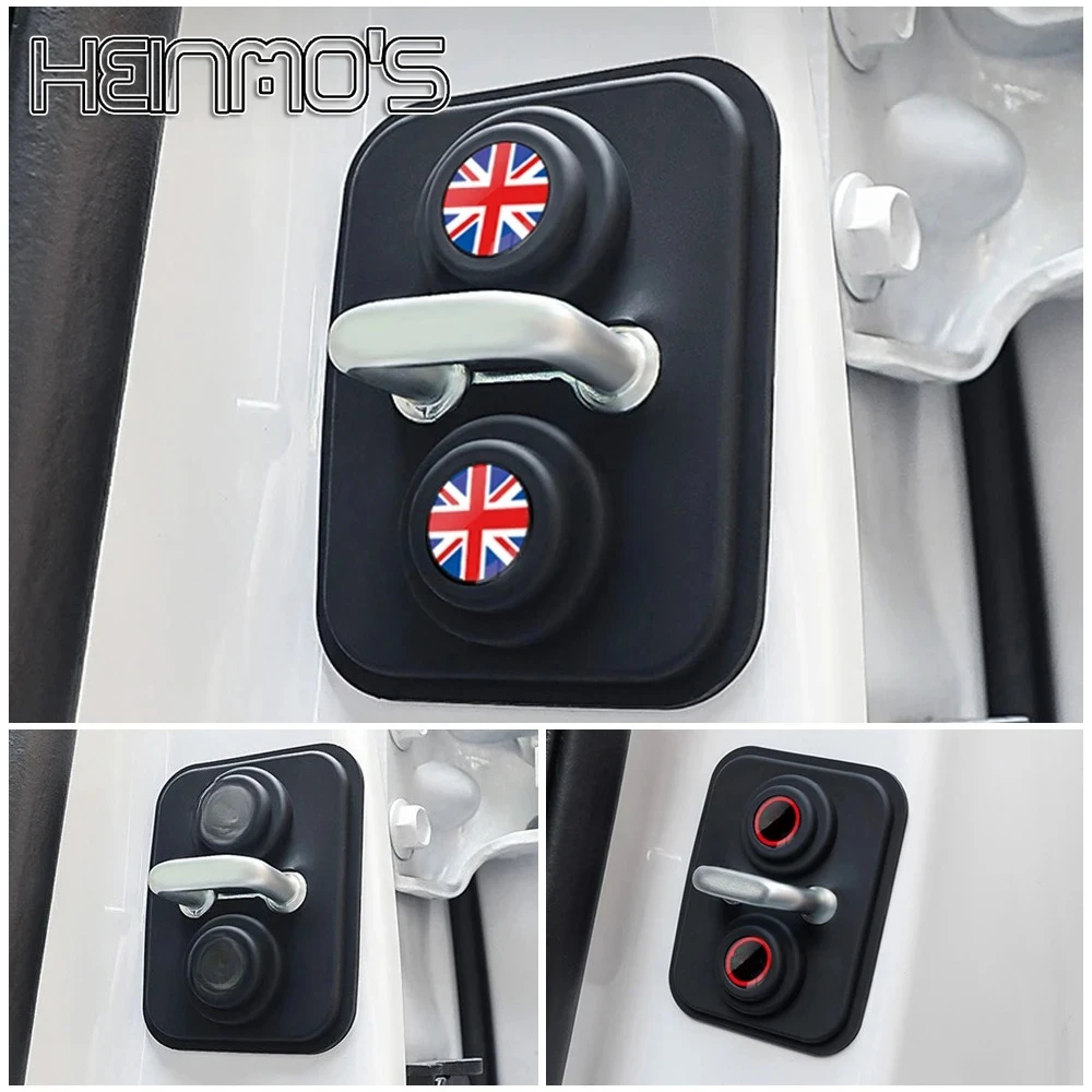 

Car Styling Auto Protection Door Lock Cover Stickers Accessories Compatible with R56 R55 R60 F56 F54 F55 F60 Clubman Countryman