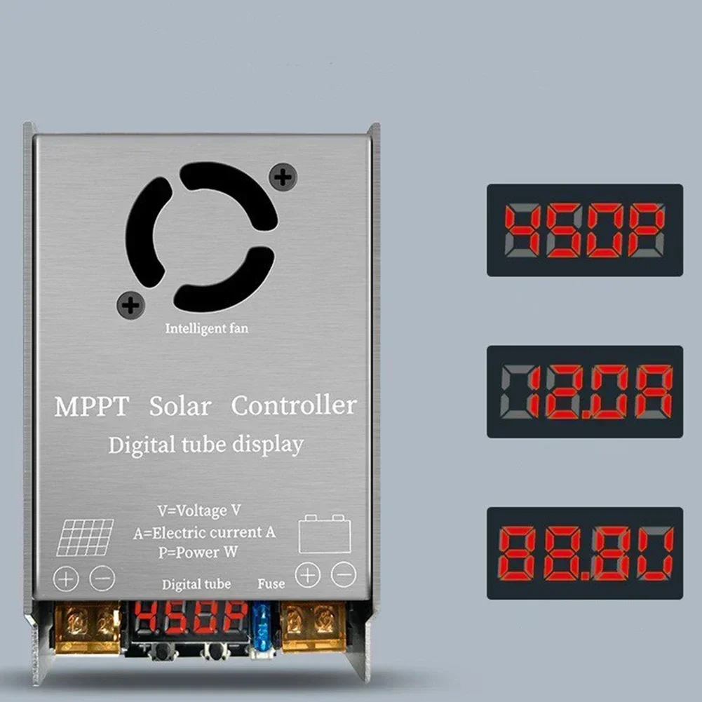 

450W MPPT Solar Boost Controller 12V~50V Input Boost Charging Charger With LED Display Solar Controller Replacement Repair