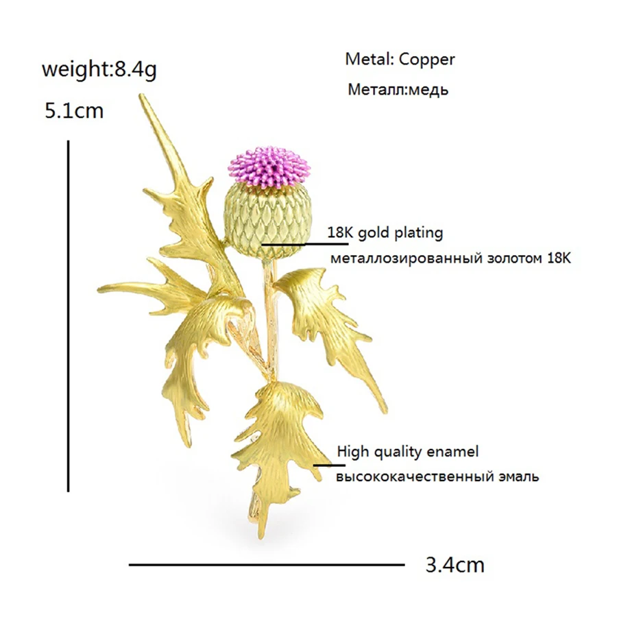 دبابيس زهرة أنيقة للنساء للجنسين جودة عالية المينا النباتات الجميلة دبابيس بروش الحفلات الهدايا #2