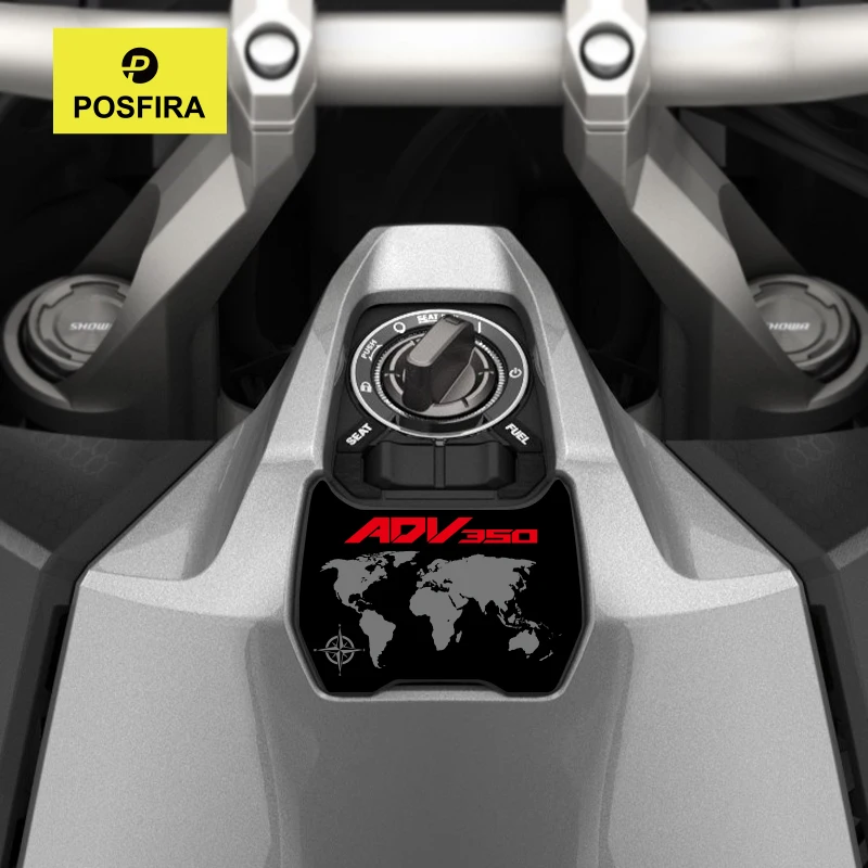 

POSFIRA мотоциклетный замок для ключей, наклейка, виниловые наклейки для Honda ADV 350 ADV 350 2025 2024 2023 2022, наклейки, аксессуары