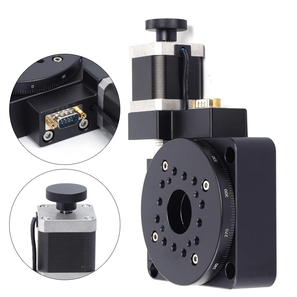 High-Precision Optical Rotation Stage Φ100mm 360° Rotating Platform Durable