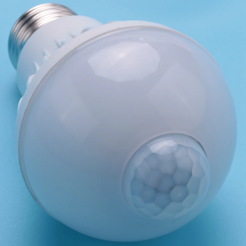 LICE-E27 Led Bulb Light Motion Sensor Light LED PIR Motion Sensor Lamp Globe Bulb Light Lamp