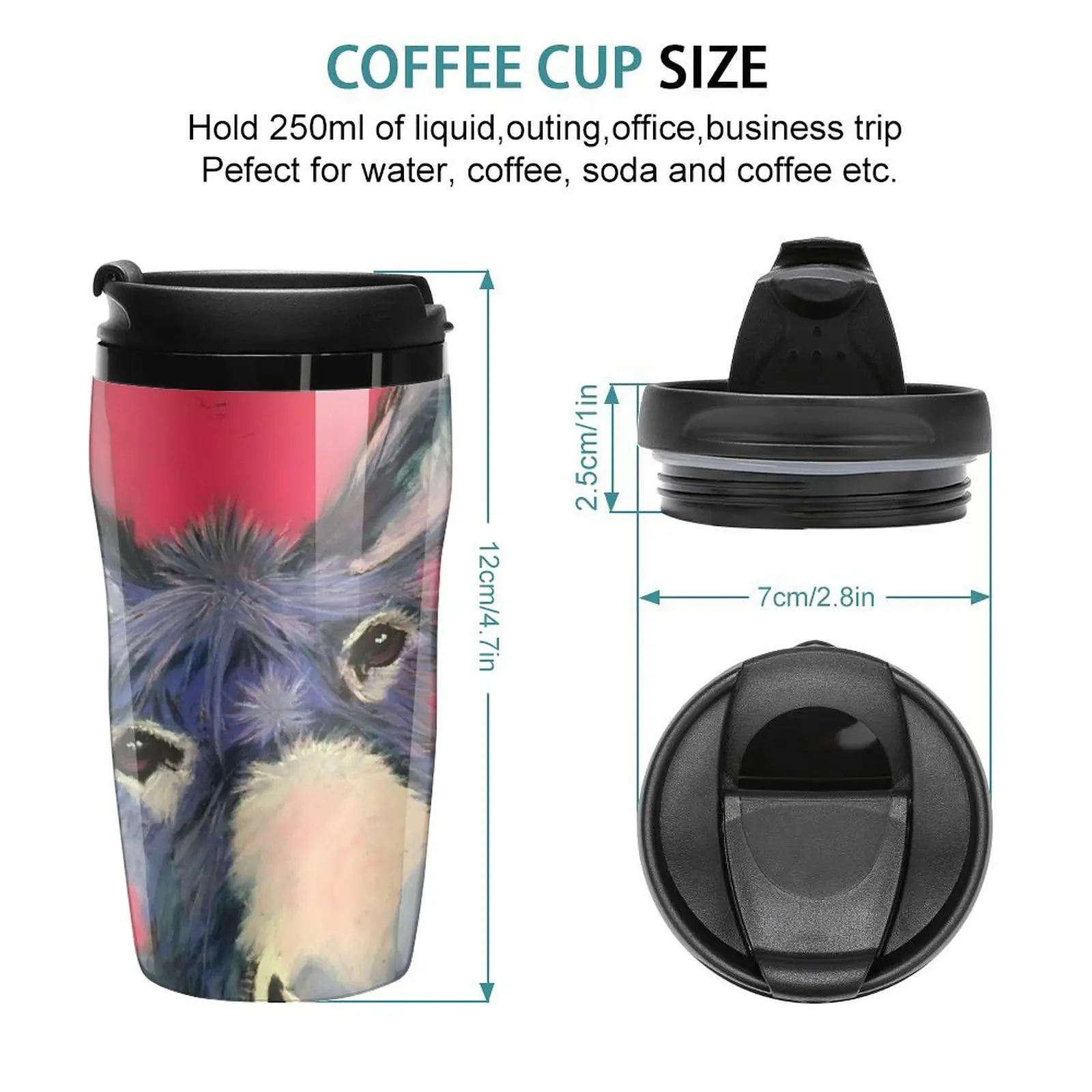 New Cheeky donkey! Travel Coffee Mug Coffee Cup Sets Thermal Cup For Coffee Cup For Coffee Thermos Cup