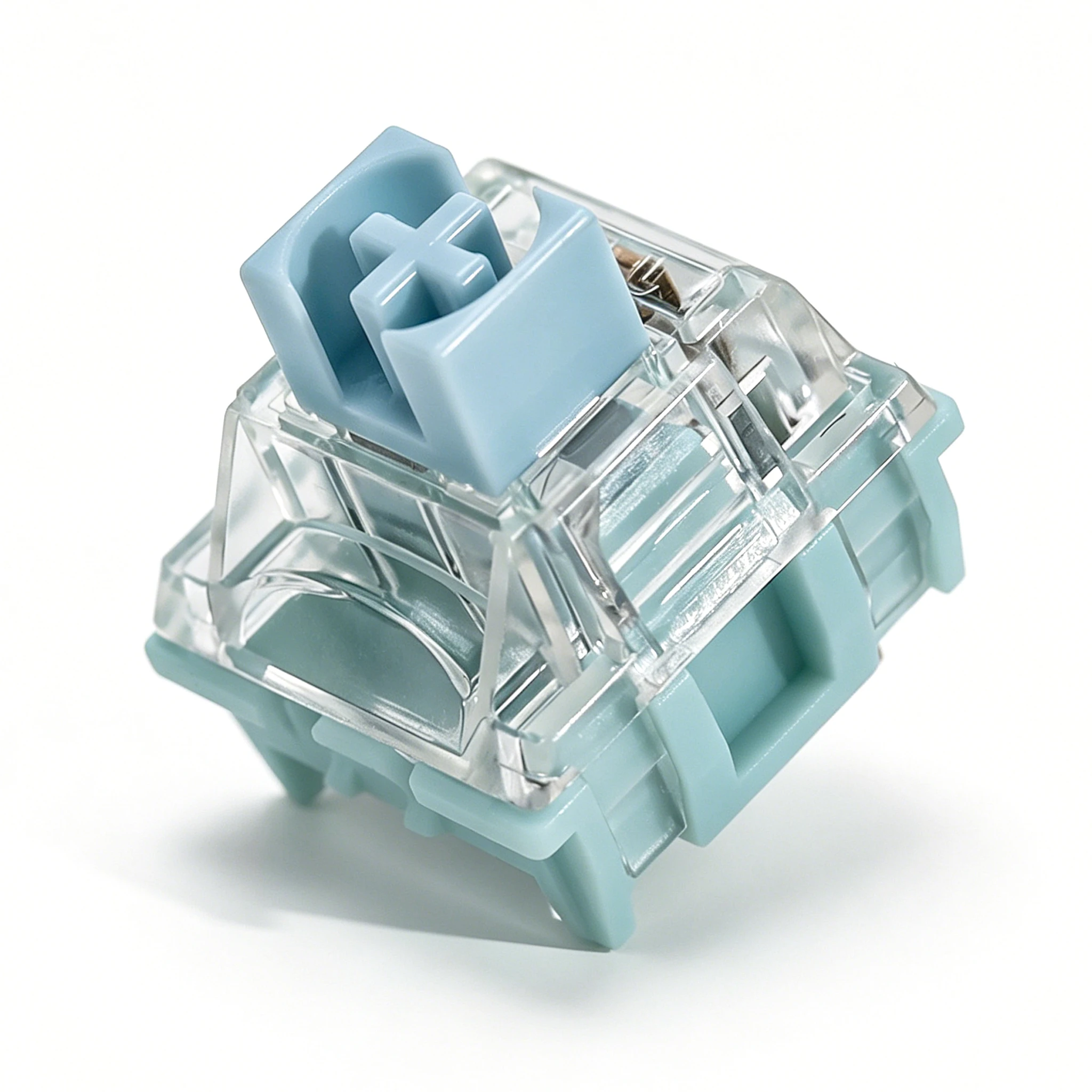 TTC Bluish White Silent Switch 42gf Tactile Creamy Switches MX Staubdicht 3 Pins RGB Custom für Gaming Mechanische Tastatur Gamer – Detail 4