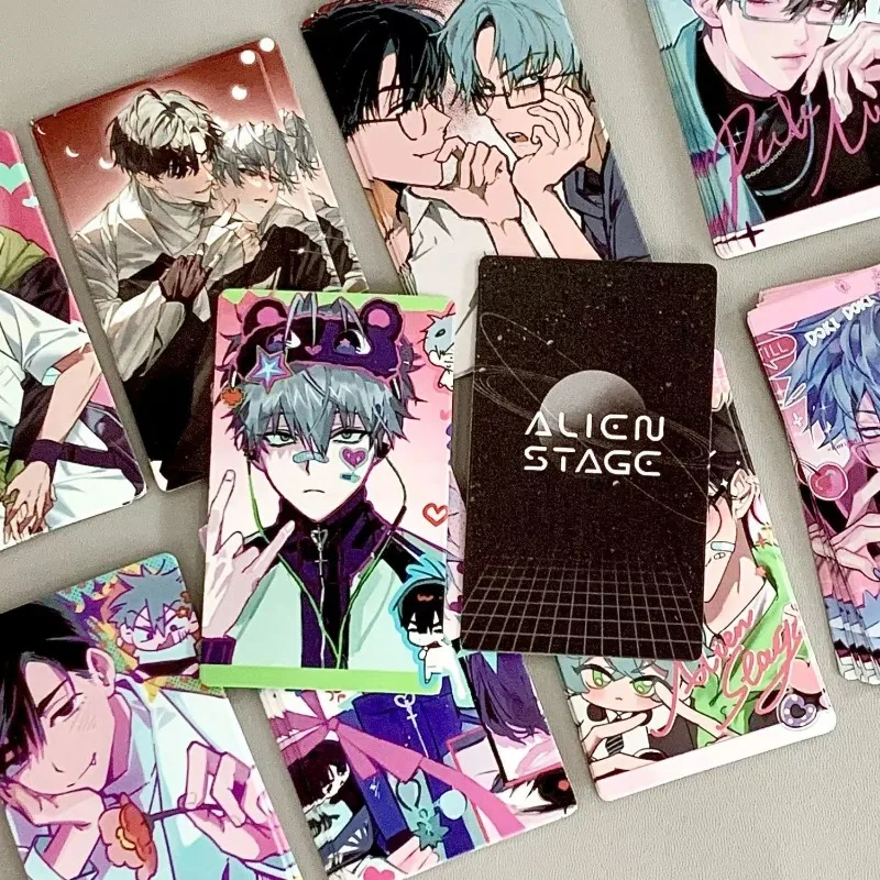 Alien Stage Anime Card Ivan Till Phone Small Card 3inch Childrens Stationery Collection Couples Freinds Gift Waterproof Bookmark