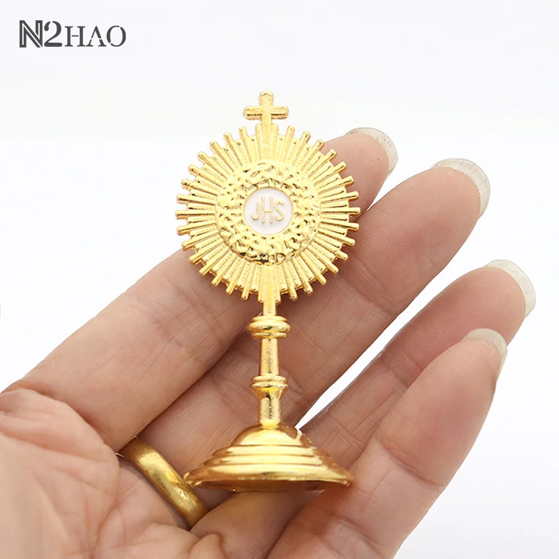 1Pc Catholic Christian Cross Jesus Figurine Communion prayer Statue for Home Table Decoration Cross Figurine Religion Gift