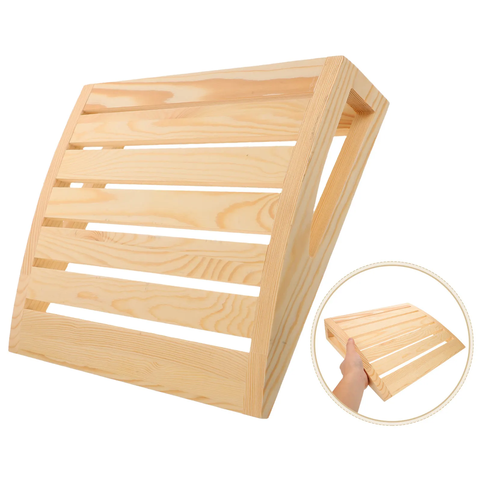 

Pillow Sauna Lumbar Support Equipment Accessories Ergonomic Handmade Natural Wood Back Cushion for Kit Home Bath Tub New 2026