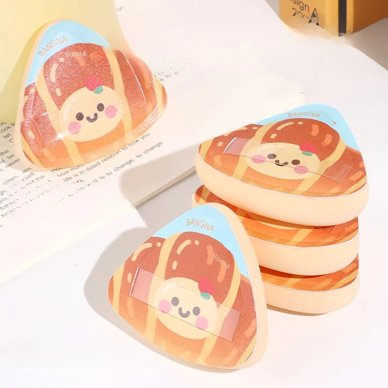 Super Miękka, Niechłonna Gąbka do Makijażu w Kształcie Croissant, Blender do Podkładu, Elastyczna Puszka do Makijażu, Narzędzie do Aplikacji Kosmetyków