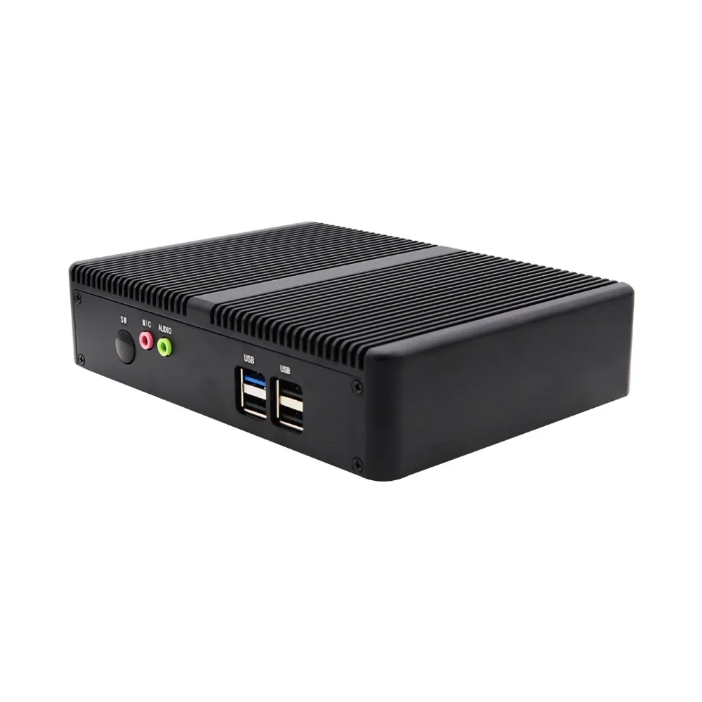 Eglobal Commercial Fanless Mini PC Win7/8/10/linux onborad cele-ron J1900 2*Lans4* USB Micro Computer WiFi HD-MI