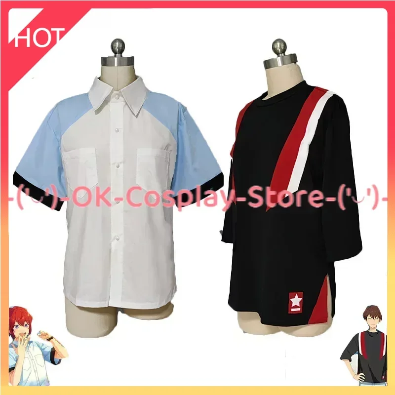 Game Ensemble Stars Morisawa Chiaki Suou Tsukasa Cosplay Costume Party Suit Summer Casual Tshirt  Halloween Uniforms Custom Made