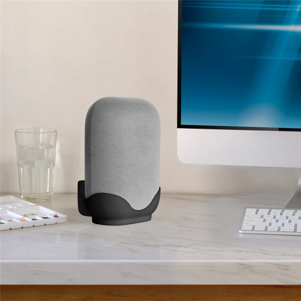 Soporte de pared para colgar en la pared, soporte para cable para Google Nest Audio Assistant, para cocina, dormitorio, baño, para Google Nest Audio Stand