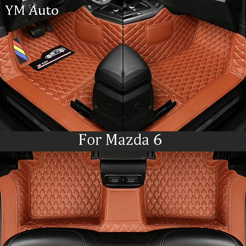 Precise Fit Dual‑Layer Floor Liners For Mazda 6 2006-2017 Wear‑Resistant Non‑Slip Car Interior Protector