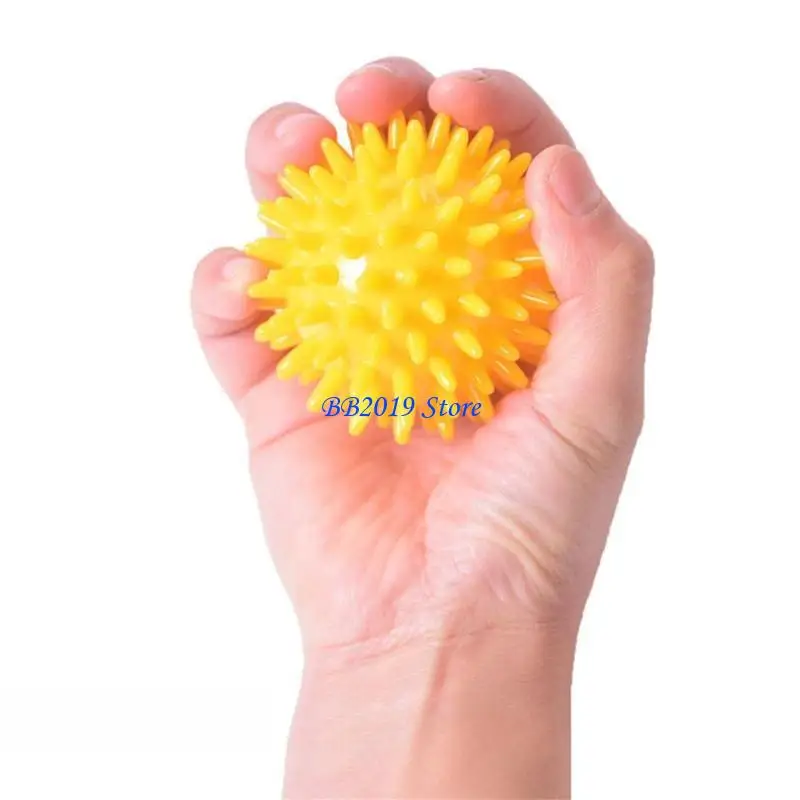 Q0KB 7x7cm Decompressing Toy Finger Roller Ball Colorful for Toddler Offices