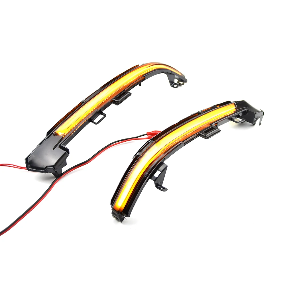 2 قطعة ديناميكية بدوره إشارة مرآة الرؤية الخلفية مؤشر الضوء الوامض لشركة فولكس فاجن ID4 ID.4 E21 2020-2023 #3