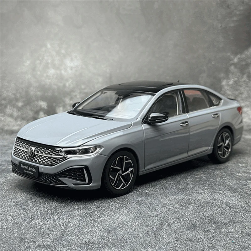 

New 1:18 2023 VW Lavida Plus Alloy Car Model Diecast Metal Vehicles Car Model Simulation Collection Children Toy Gift Decoration