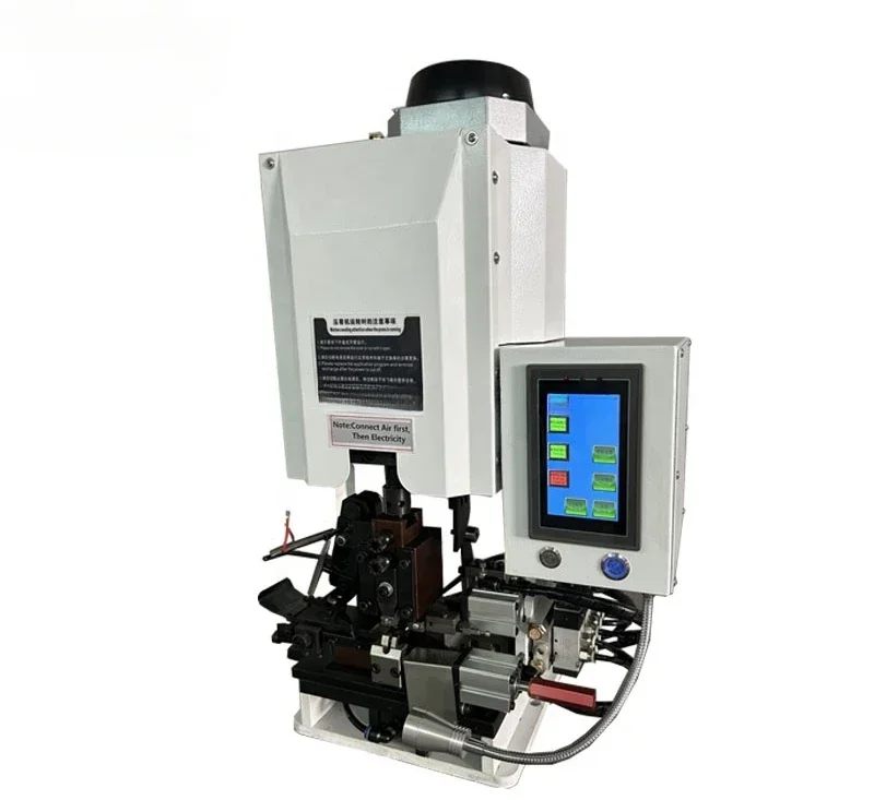 YH-2000S The new touch screen direct feed terminal Crimp Blades multi-core cable stripping and crimping machine