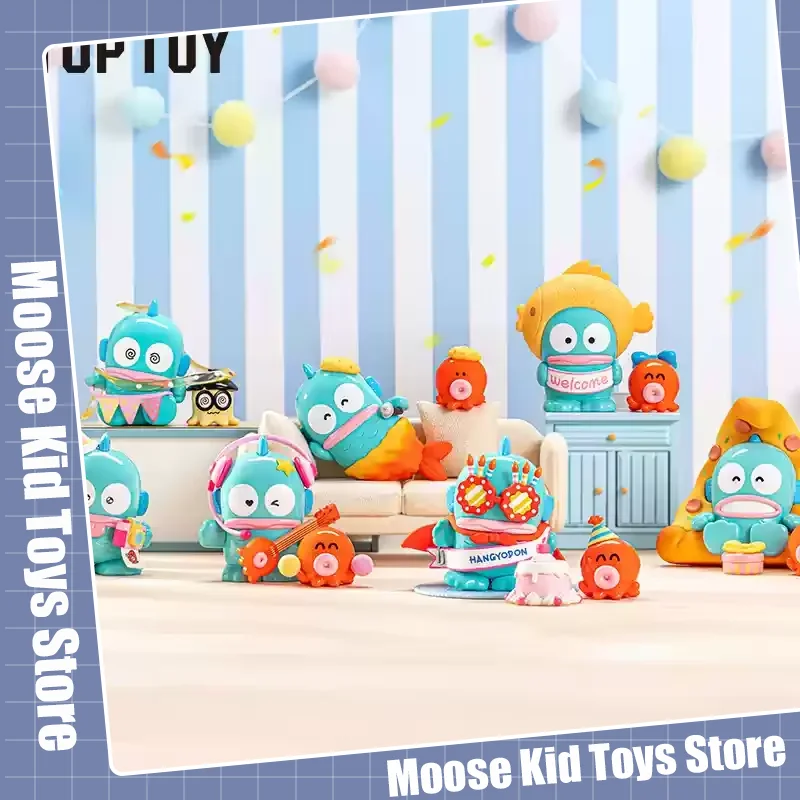 

Toptoy Sanrio Hangyodon Ugly Fish Happy Birthday Series Blind Box Toys Cute Hangyodon Desktop Ornaments Toys Girls Birthday Gift
