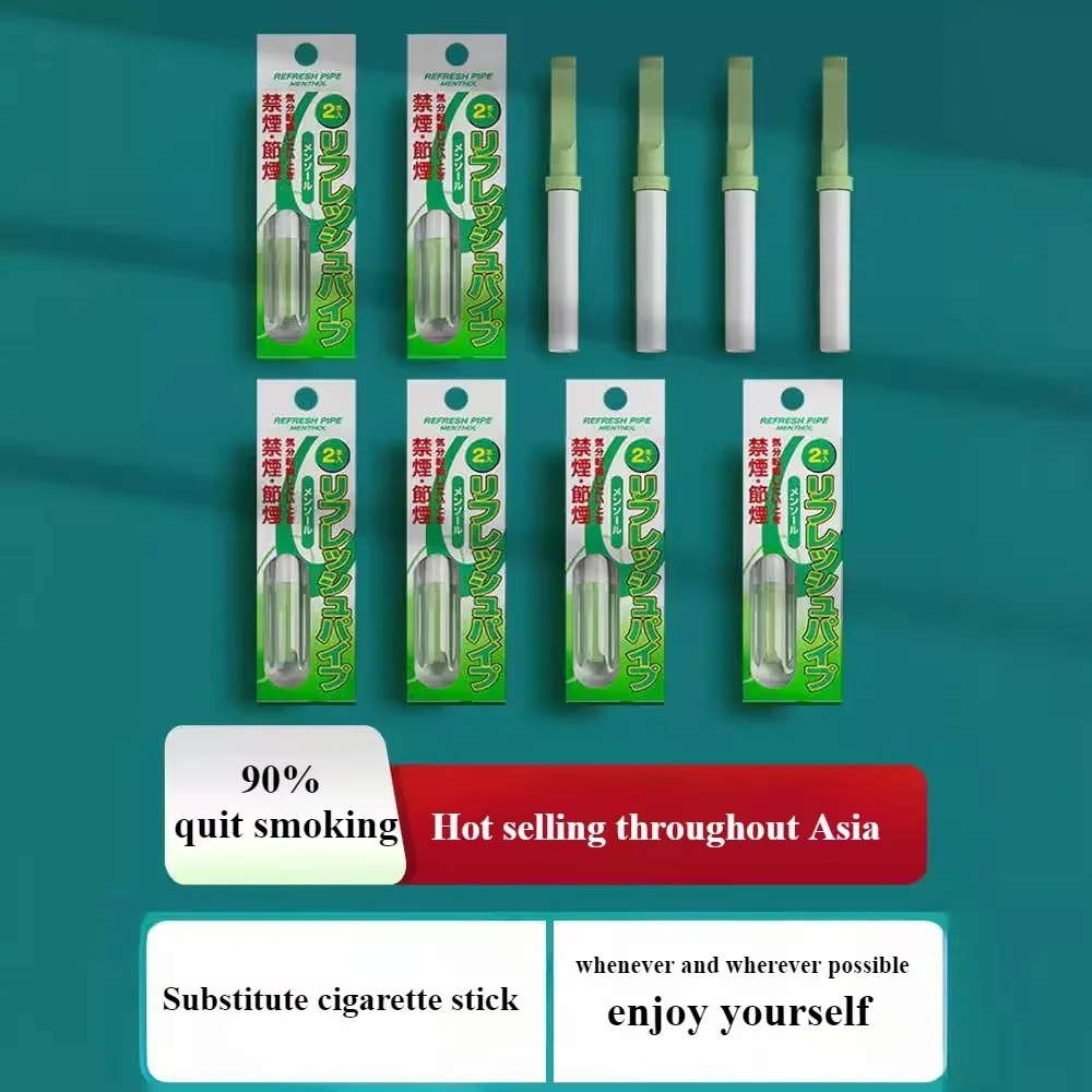 New smoking cessation stick Mint flavor Nicotine free Assisted smoking cessation stick Fresh breath Portable Smoking Gadgets